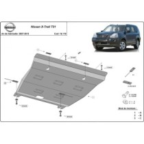 Protection sous moteur et de la boîte de vitesse Nissan X-Trail T31 - Vers 2.0