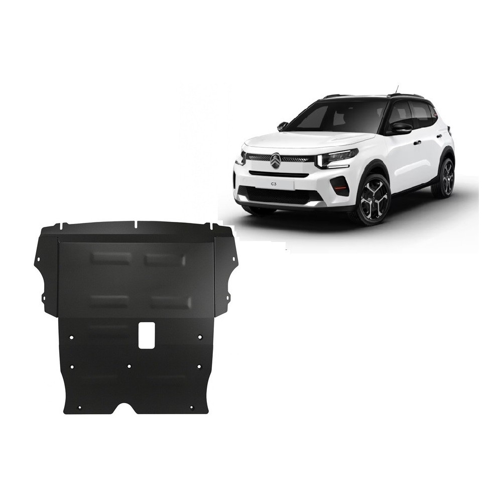 Protection sous moteur et de la boîte de vitesse Citroen C3