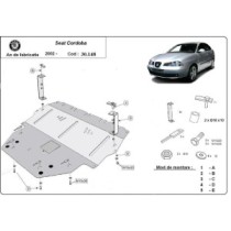 Protection sous moteur et de la boîte de vitesse Seat Cordoba Diesel