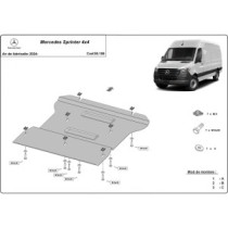 Protection de la boîte de vitesse Mercedes Sprinter 4x4