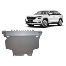 Aluminium protection sous moteur et de la boîte de vitesse Skoda Kodiaq Hybrid