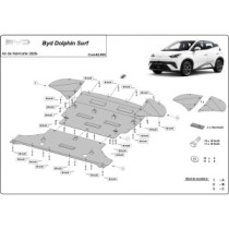 Protection sous moteur et de la boîte de vitesse BYD Dolphin Surf