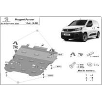 Protection sous moteur et de la boîte de vitesse Peugeot Partner