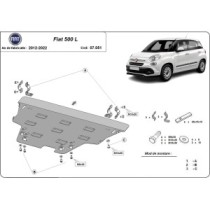 Protection sous moteur et de la boîte de vitesse Fiat 500 L