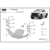 Protection du différentiel Ford Ranger
