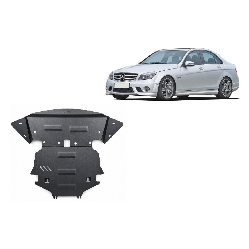 Protection sous moteur et de la radiateur Mercedes C-Class W204 4x4