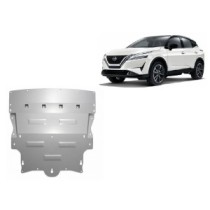 Protection sous moteur et de la boîte de vitesse Nissan Qashqai J12 - Aluminium