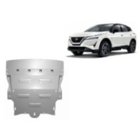 Protection sous moteur et de la boîte de vitesse Nissan Qashqai J12 - Aluminium