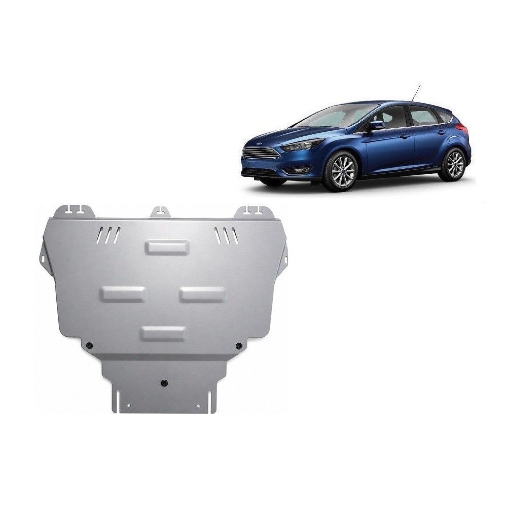 Protection sous moteur et de la boîte de vitesse Ford Focus - Aluminium