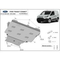 Protection sous moteur et de la boîte de vitesse Ford Transit Connect - Aluminium