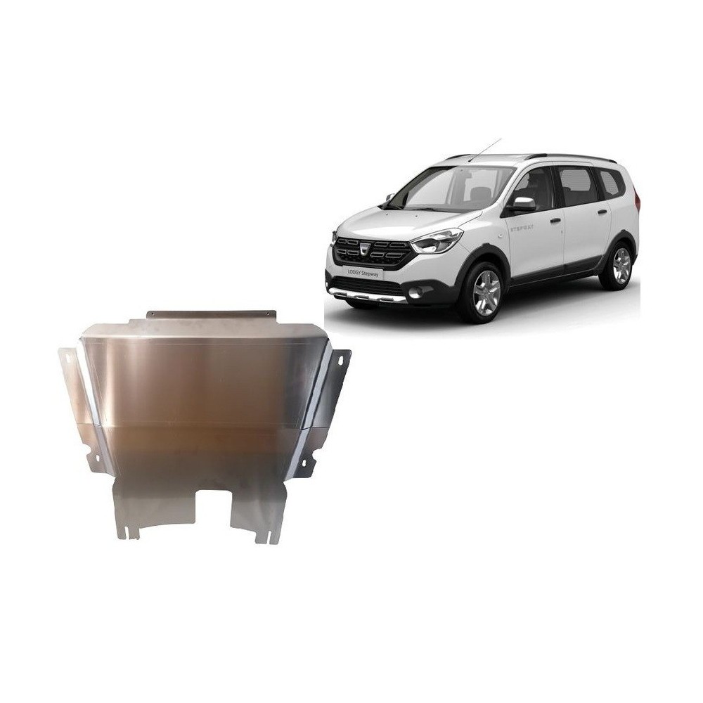 Aluminium protection sous moteur et de la boîte de vitesse Dacia Lodgy Stepway