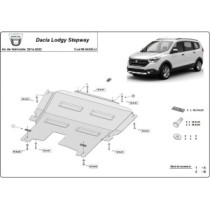 Aluminium protection sous moteur et de la boîte de vitesse Dacia Lodgy Stepway