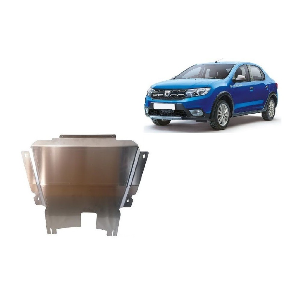 Aluminium protection sous moteur et de la boîte de vitesse Dacia Logan Stepway