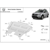 Aluminium protection sous moteur et de la boîte de vitesse Dacia SanderoStepway