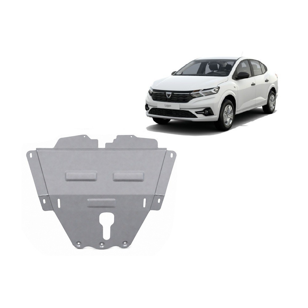Aluminium protection sous moteur et de la boîte de vitesse Dacia Logan