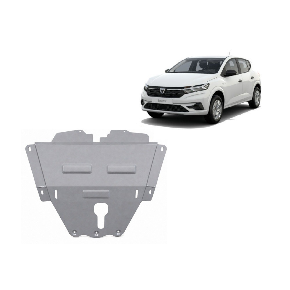 Aluminium protection sous moteur et de la boîte de vitesse Dacia Sandero