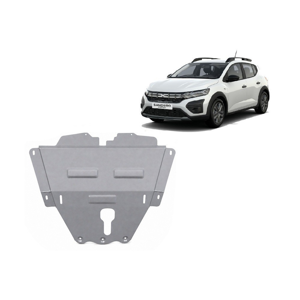 Aluminium protection sous moteur et de la boîte de vitesse Dacia Sandero Stepway