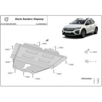 Aluminium protection sous moteur et de la boîte de vitesse Dacia Sandero Stepway