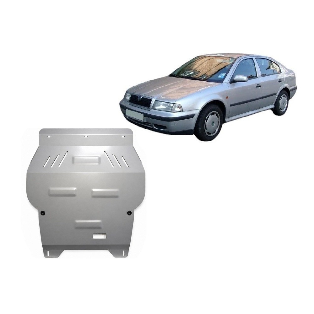 Aluminium protection sous moteur et de la boîte de vitesse Skoda Octavia