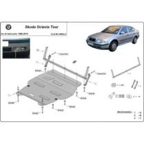 Aluminium protection sous moteur et de la boîte de vitesse Skoda Octavia
