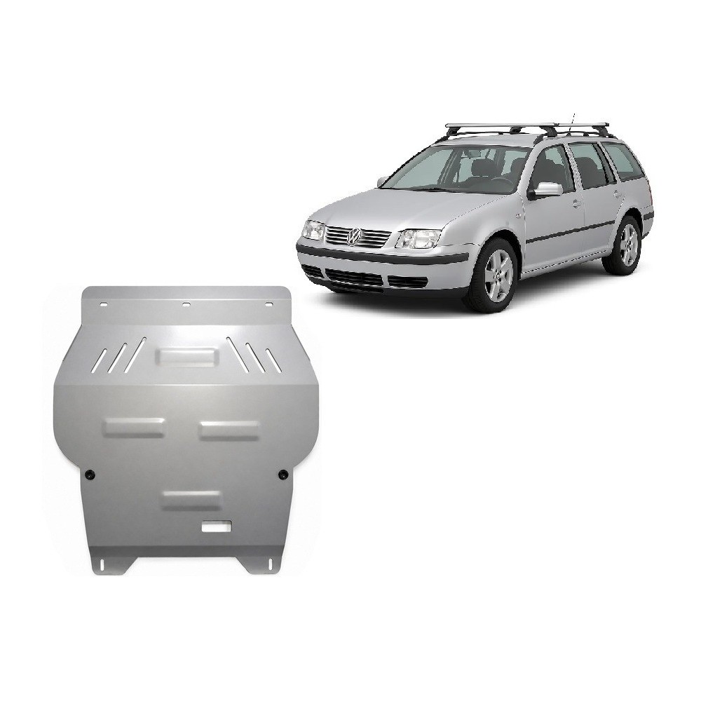 Aluminium protection sous moteur et de la boîte de vitesse Volkswagen Bora