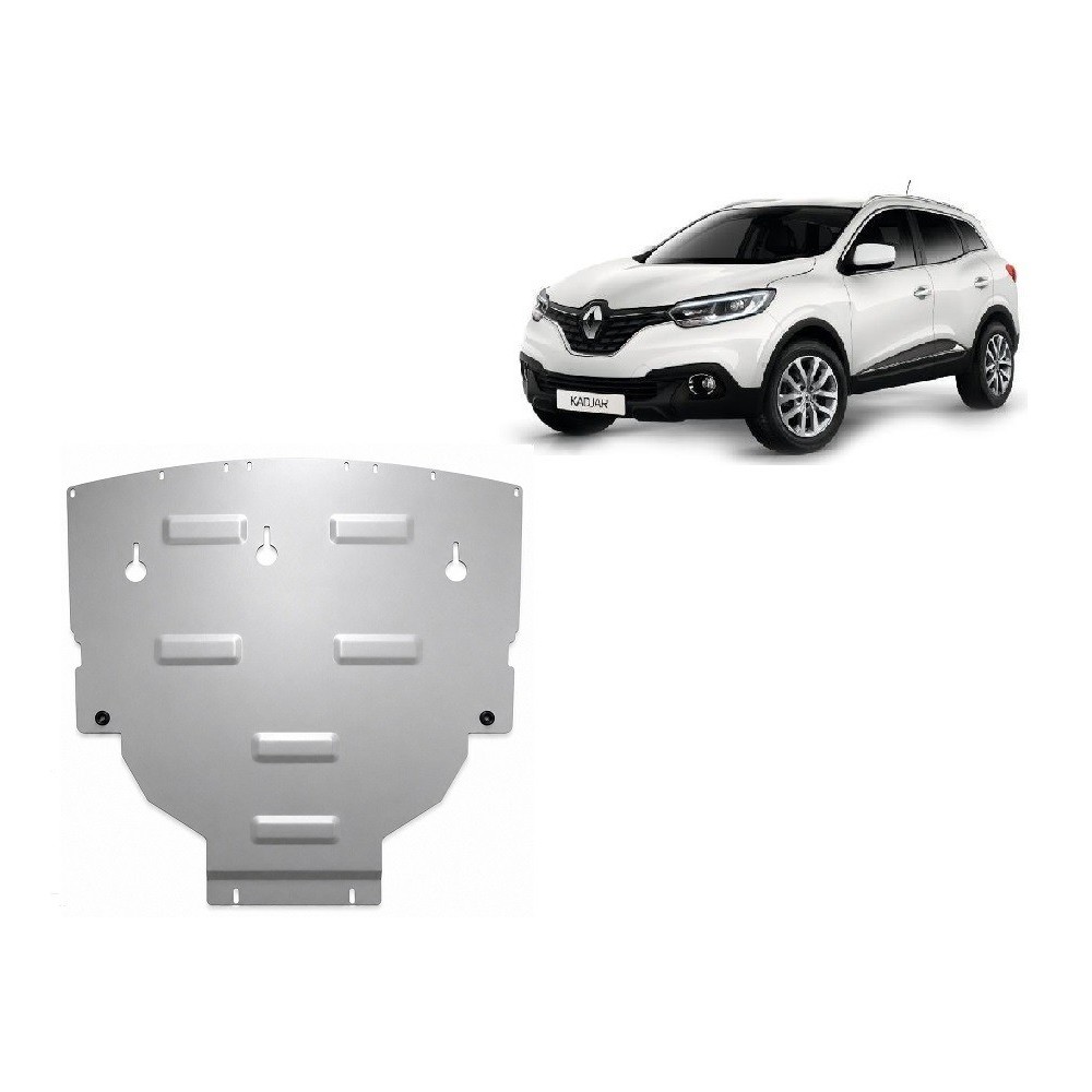 Protection sous moteur et de la boîte de vitesse Renault Kadjar - Aluminium