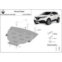 Protection sous moteur et de la boîte de vitesse Renault Kadjar - Aluminium