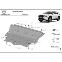 Protection sous moteur et de la boîte de vitesse Nissan X-Trail T33 - Aluminium