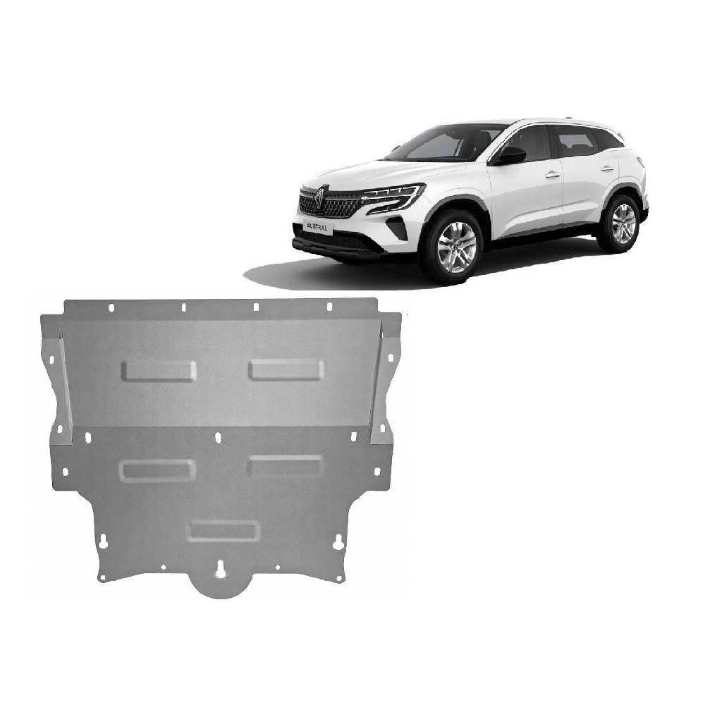 Protection sous moteur et de la boîte de vitesse Renault Austral - Aluminium