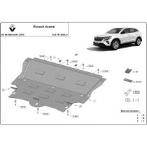 Protection sous moteur et de la boîte de vitesse Renault Austral - Aluminium
