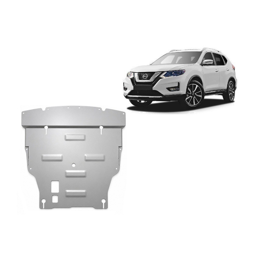 Protection sous moteur et de la boîte de vitesse Nissan X-Trail T32 - Aluminium