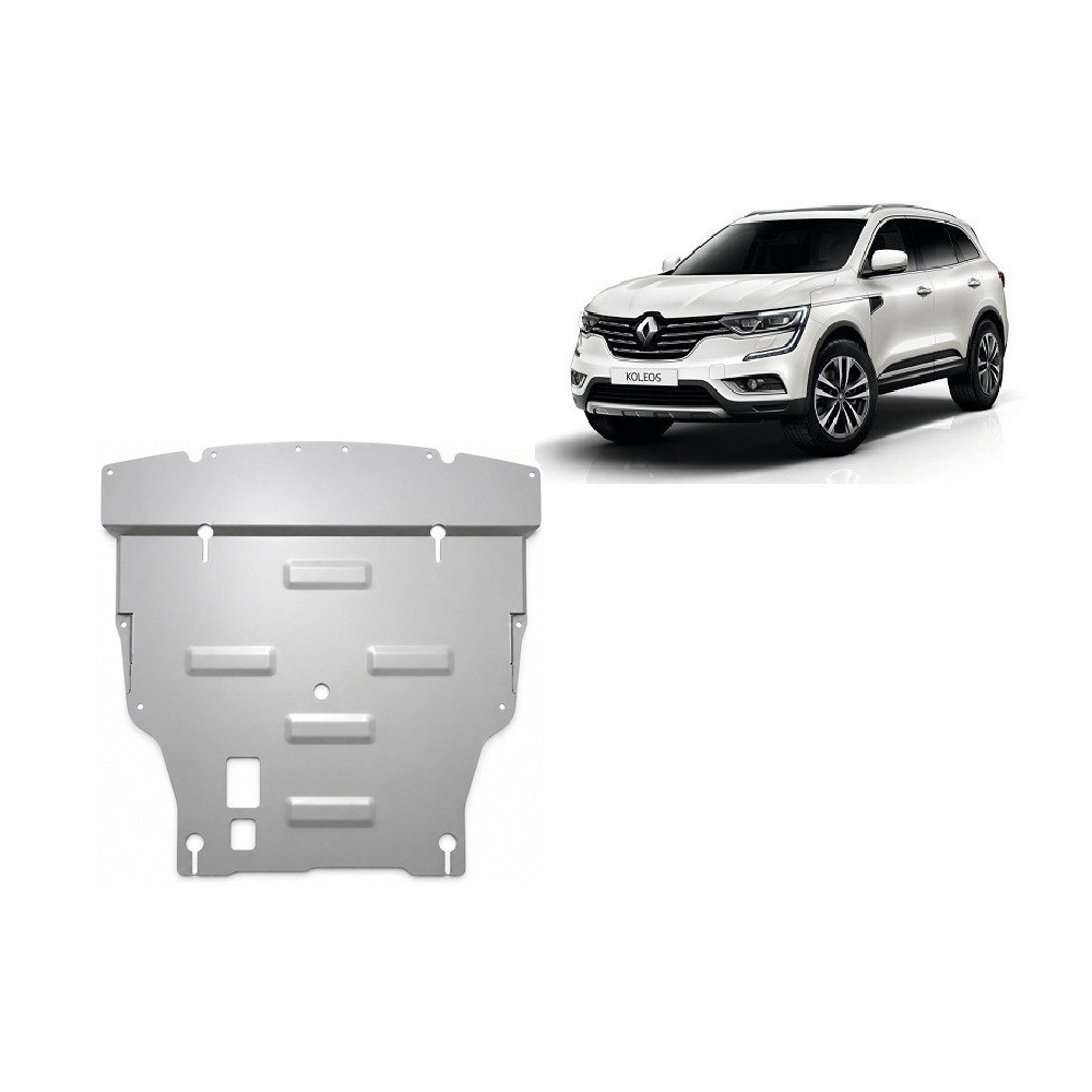 Protection sous moteur et de la boîte de vitesse Renault Koleos - Aluminium