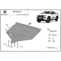 Aluminium protection de la boîte de vitesse Volkswagen Amarok