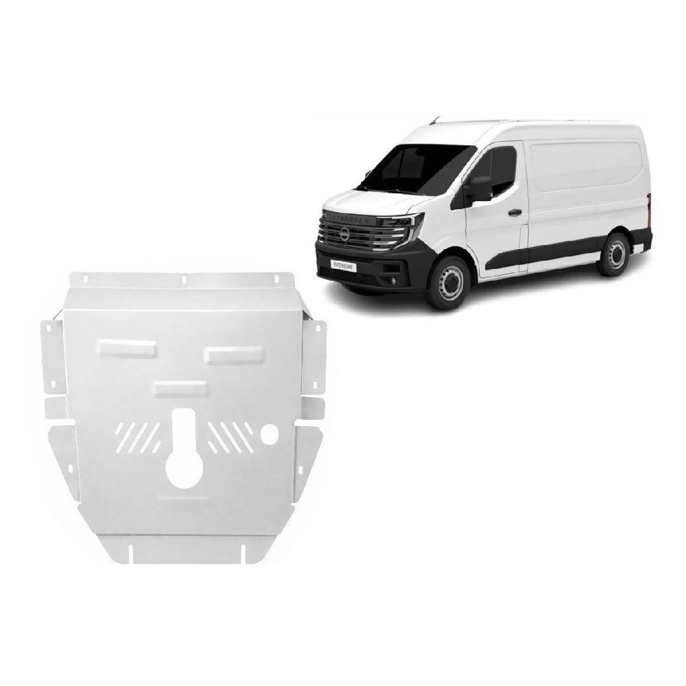 Protection sous moteur et de la boîte de vitesse Nissan Interstar - Aluminium