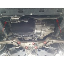 Aluminium protection sous moteur et de la boîte de vitesse Audi Q2