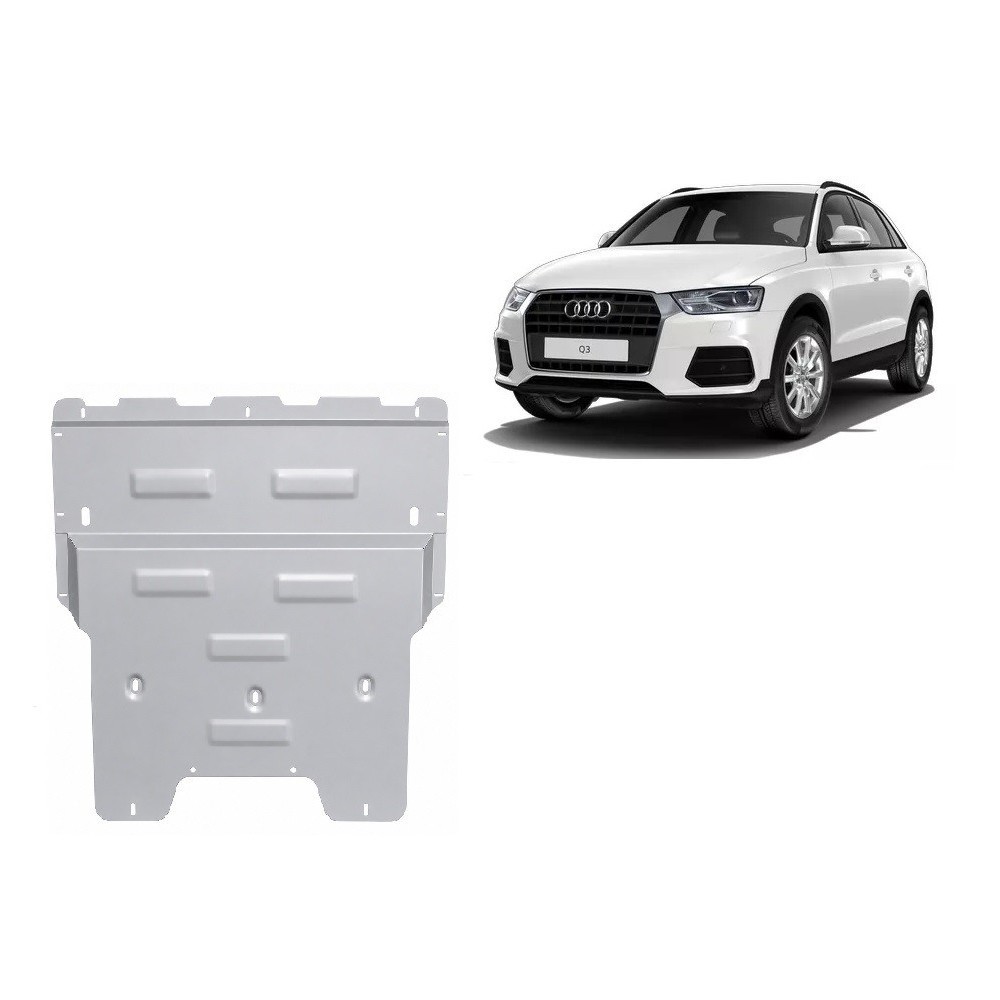 Aluminium protection sous moteur et de la boîte de vitesse Audi Q3