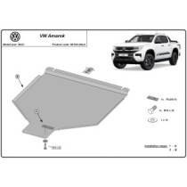 Aluminium protection de la boîte de vitesse Volkswagen Amarok