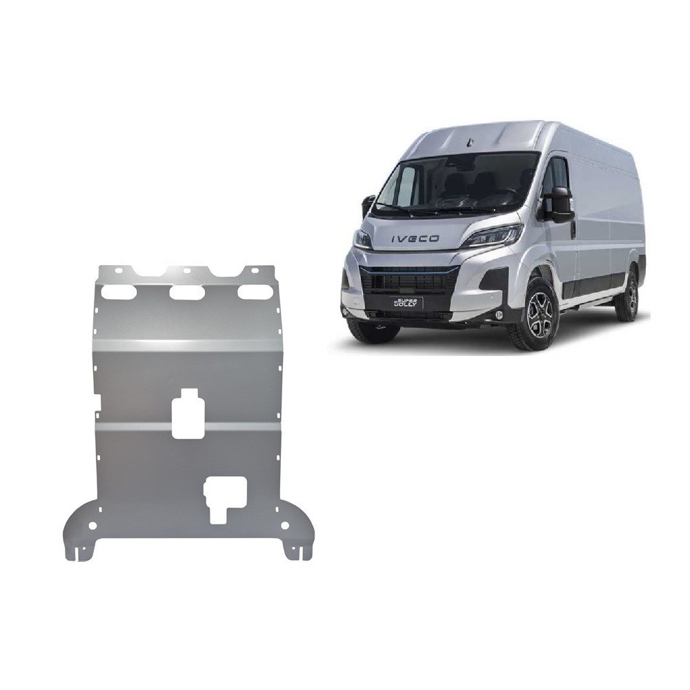 Aluminium protection sous moteur et de la boîte de vitesse Iveco eSuperJolly