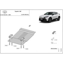 Protection / verrou de catalyseur en aluminium pour Toyota C-HR