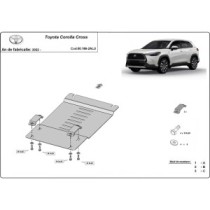 Protection / verrou de catalyseur en aluminium pour Toyota Corolla Cross