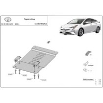 Protection / verrou de catalyseur en aluminium pour Toyota Prius