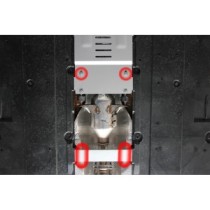 Protection / verrou de catalyseur en aluminium pour Toyota Prius