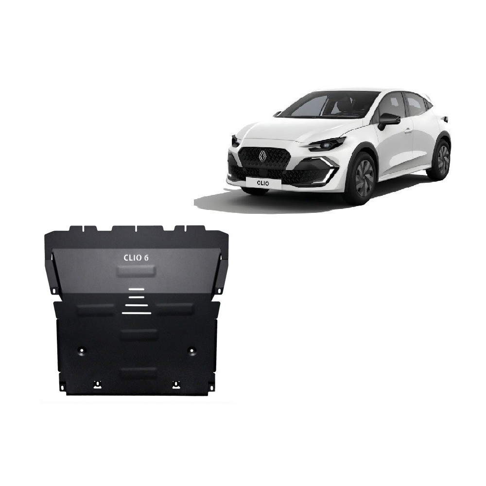 Protection sous moteur et de la boîte de vitesse Renault Clio 6