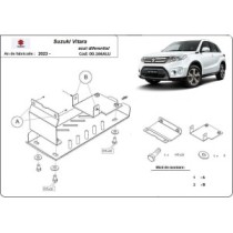 Protection sous moteur Suzuki Vitara - forfait promotionnel aluminium