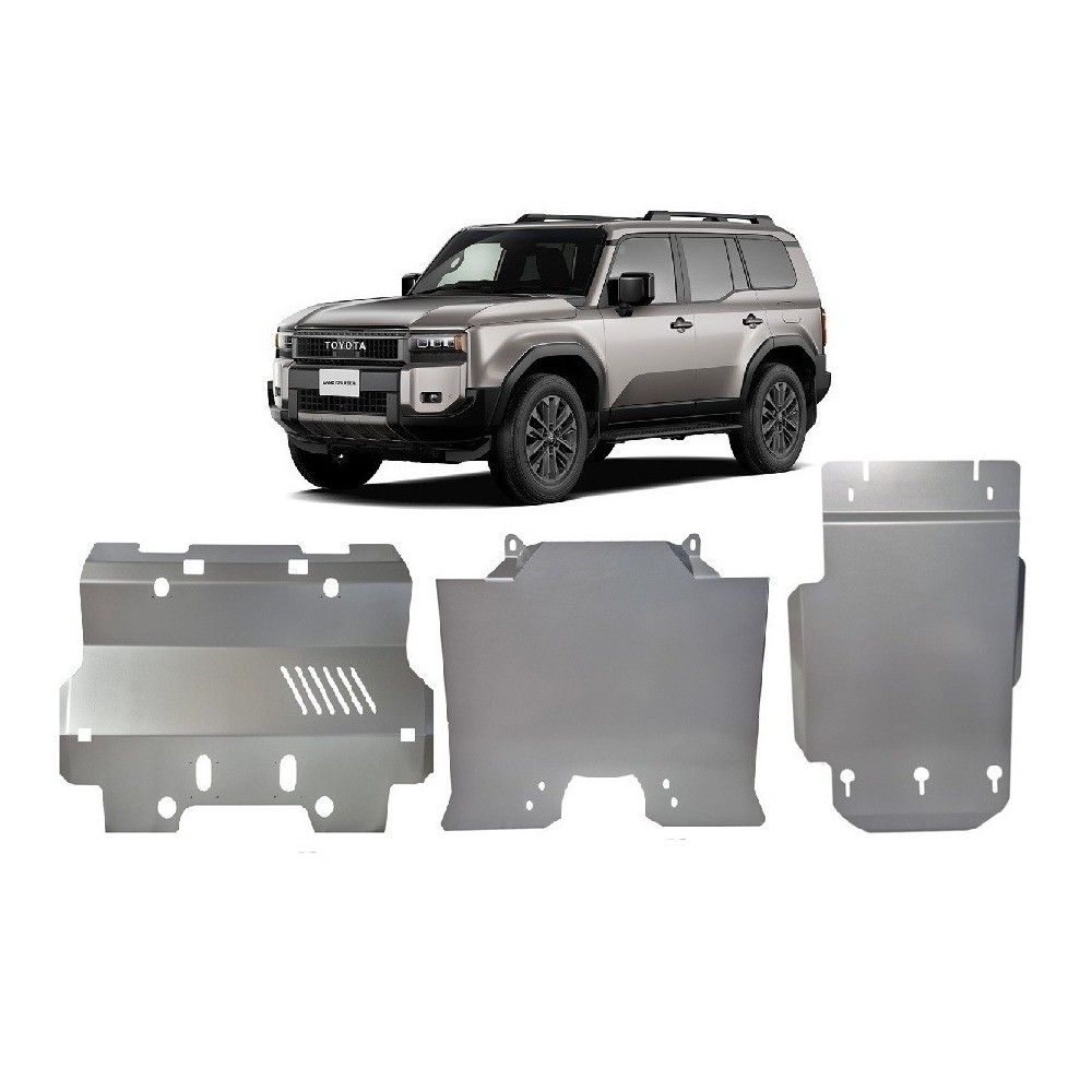 Protection sous moteur Toyota Land Cruiser - forfait promotionnel aluminium