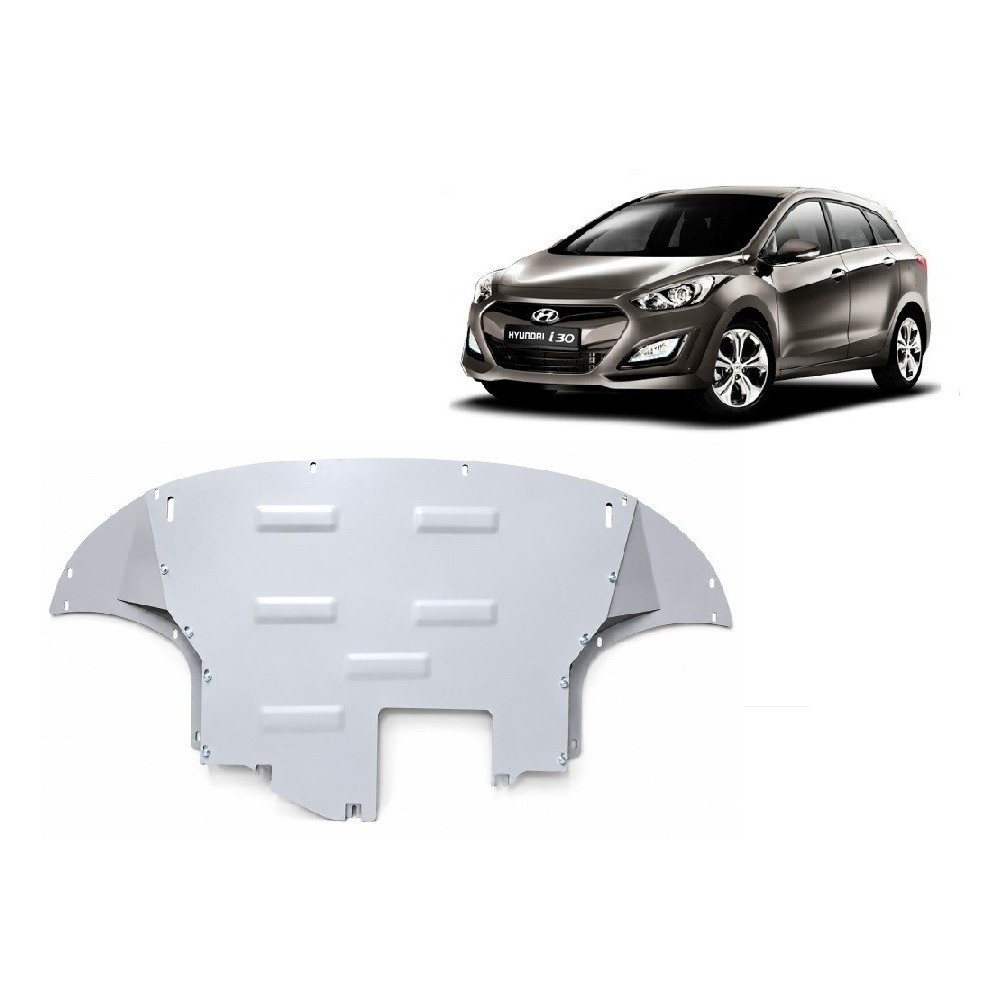 Aluminium protection sous moteur et de la boîte de vitesse Hyundai i30