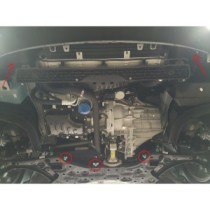 Aluminium protection sous moteur et de la boîte de vitesse Kia C eed