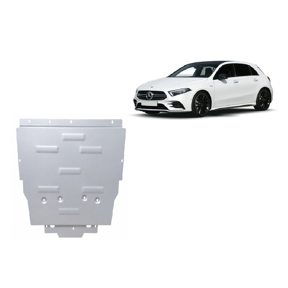 Aluminum protection sous moteur et de la boîte de vitesse Mercedes A-Classe