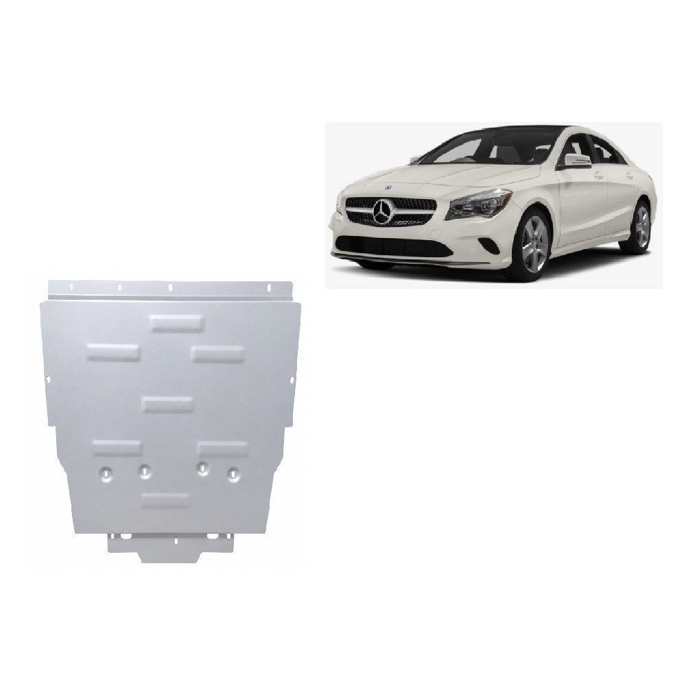 Aluminum protection sous moteur et de la boîte de vitesse Mercedes CLA