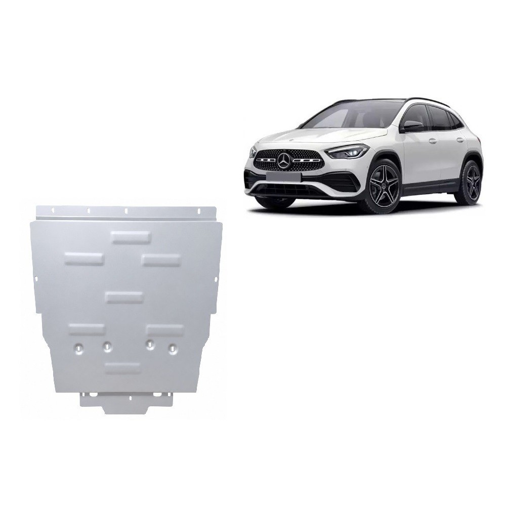 Aluminum protection sous moteur et de la boîte de vitesse Mercedes GLA